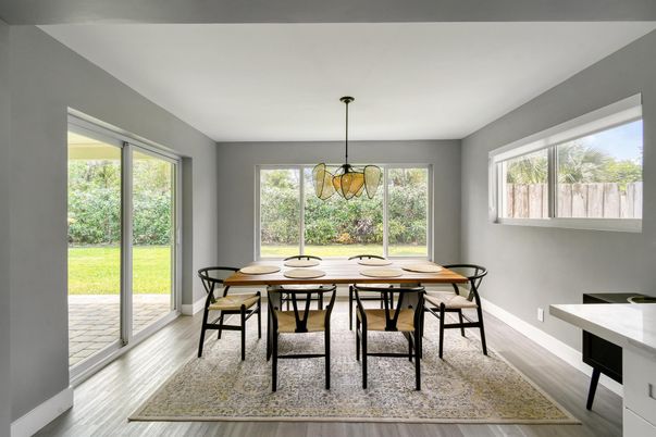 Chandelier, Dining room, Interior, Pendant Lights, Wood Texture Flooring