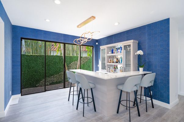 Interior, Pendant Lights, Recessed Lighting, Wood Texture Flooring