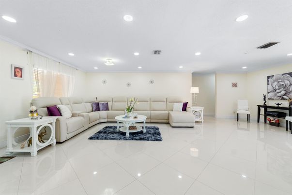 Interior, Living room, Recessed Lighting