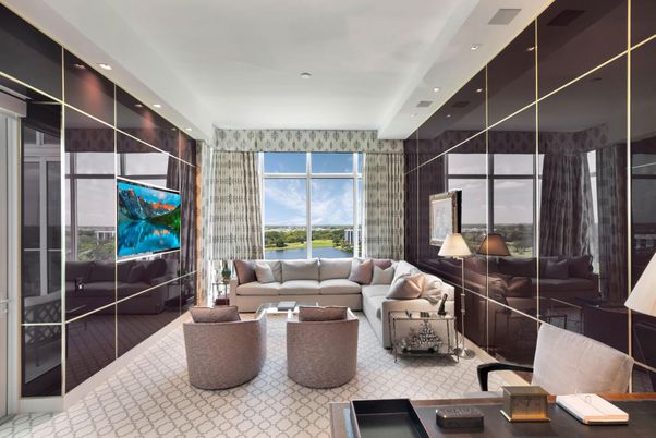 Interior, Living room, Recessed Lighting