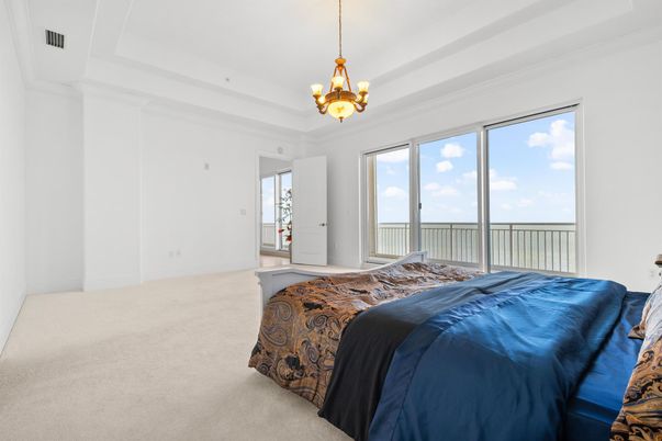 Bedroom, Chandelier, Interior