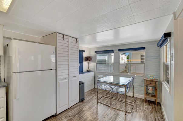 Interior, Kitchen, Wood Texture Flooring