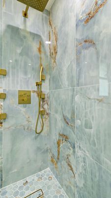 Bathroom, Glass Shower, Interior