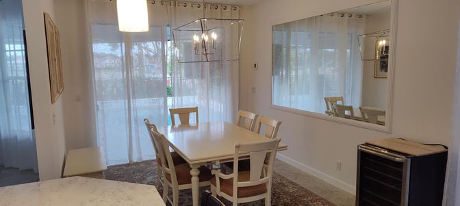 Dining room, Interior, Pendant Lights