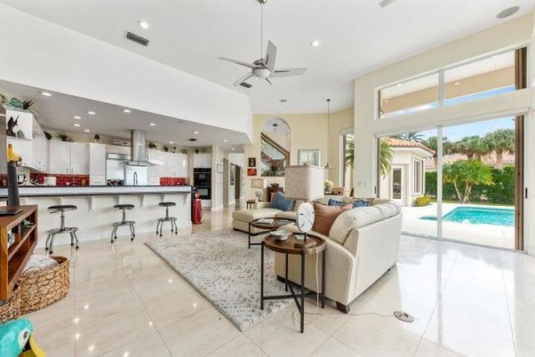 Interior, Kitchen, Living room, Recessed Lighting, Stainless Steel Appliances