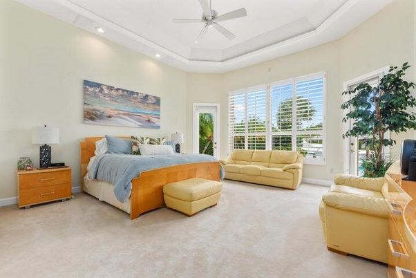 Bedroom, Interior, Recessed Lighting