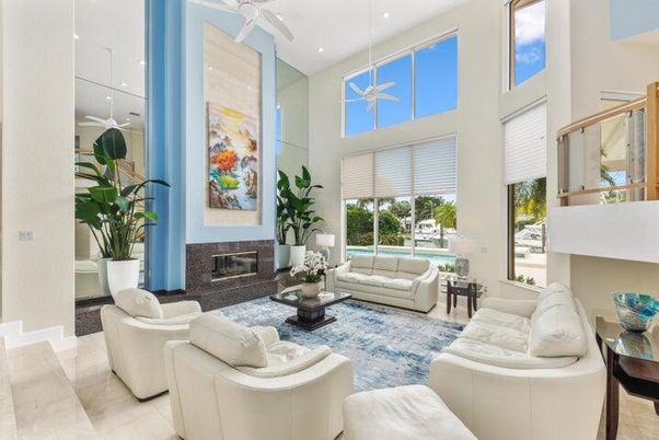 Fireplace, Interior, Living room, Pendant Lights, Recessed Lighting