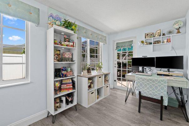 Home Office, Interior, Wood Texture Flooring
