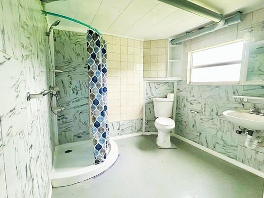 Bathroom, Interior, Marble Walls
