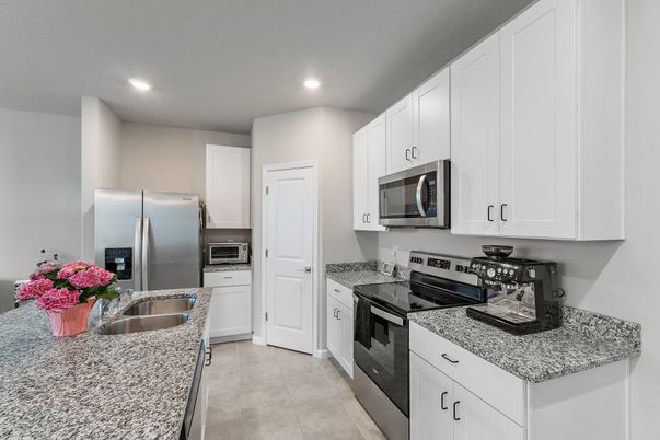 Interior, Kitchen, Recessed Lighting, Stainless Steel Appliances