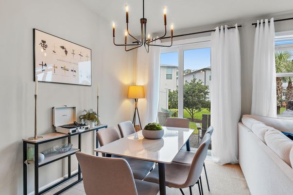 Chandelier, Dining room, Interior