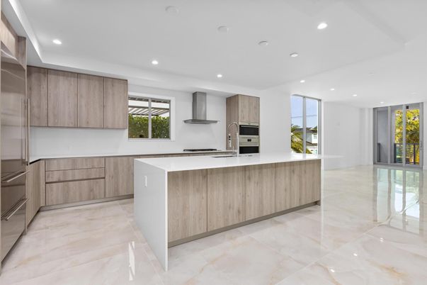 Interior, Kitchen, Recessed Lighting, Stainless Steel Appliances