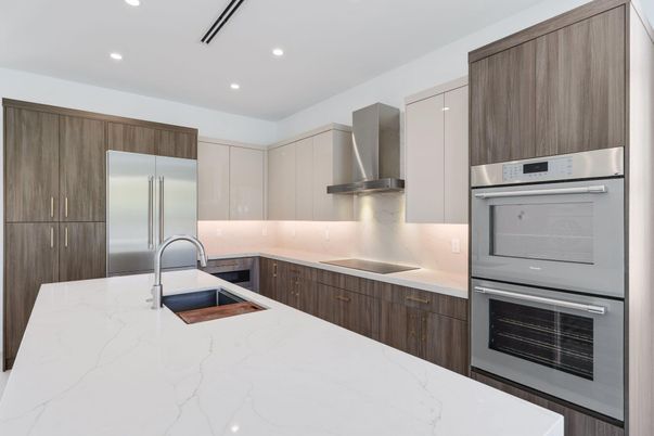 Interior, Kitchen, Recessed Lighting, Stainless Steel Appliances