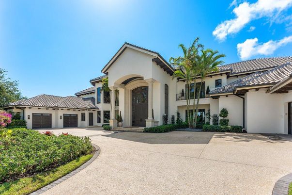 Attached, Backyard, Exterior, Facade, Mediterranean