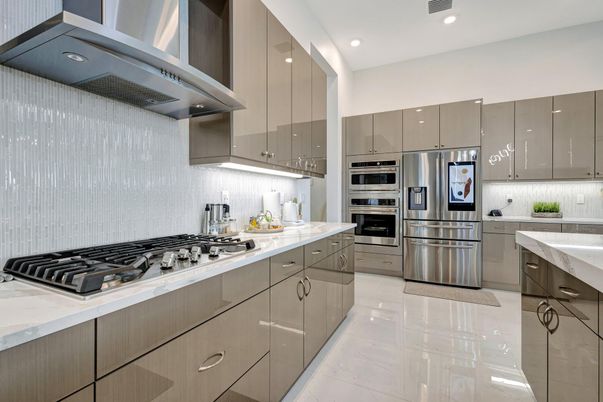 Interior, Kitchen, Recessed Lighting, Stainless Steel Appliances