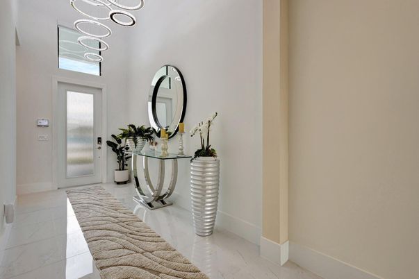 Interior, Marble, Pendant Lights