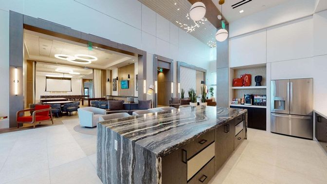 Dining room, Interior, Kitchen, Living room, Pendant Lights, Recessed Lighting, Stainless Steel Appliances