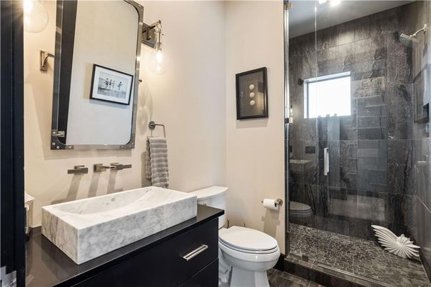 Bathroom, Glass Shower, Interior