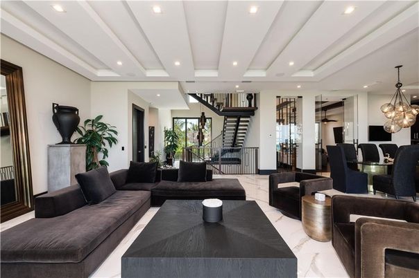 Dining room, Interior, Living room, Pendant Lights, Recessed Lighting