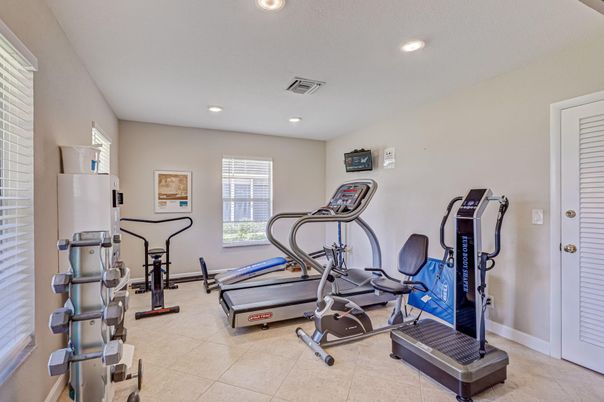 Fitness Equipment, Gym, Interior, Recessed Lighting
