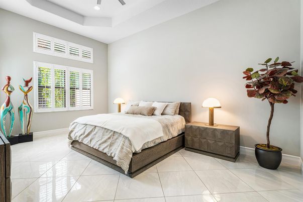Bedroom, Interior, Recessed Lighting