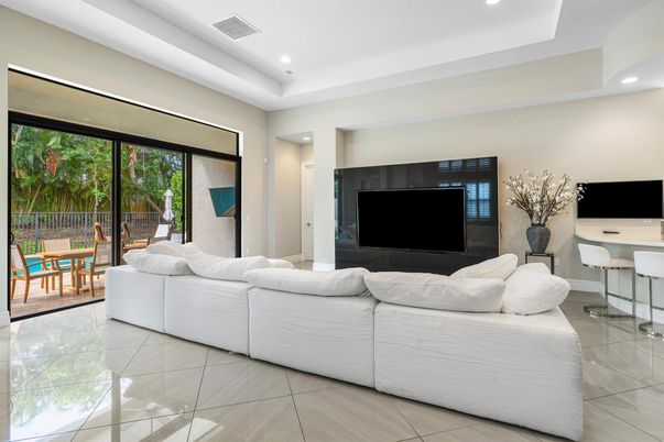 Interior, Living room, Recessed Lighting