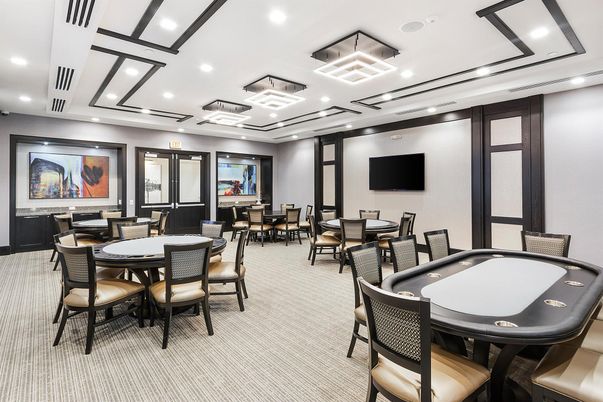 Dining room, Game Room, Interior, Recessed Lighting