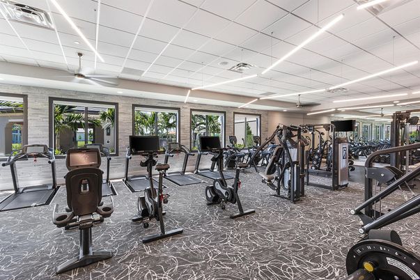 Fitness Equipment, Gym, Interior, Recessed Lighting