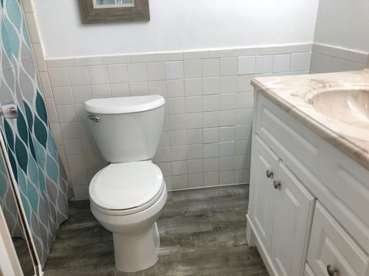 Bathroom, Interior, Wood Texture Flooring
