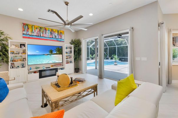 Interior, Living room, Recessed Lighting