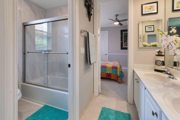 Bathroom, Glass Shower, Interior