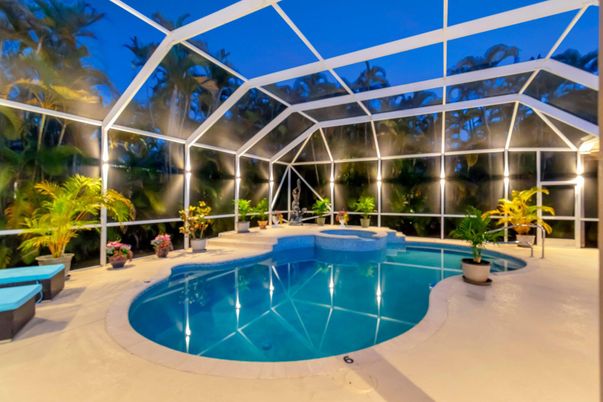 Glass Ceilings, Interior, Pool, Sun Room