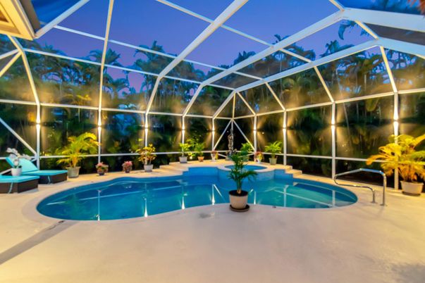 Glass Ceilings, Interior, Pool, Sun Room