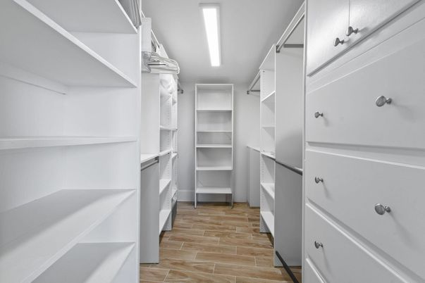Interior, Recessed Lighting, Walk-in Closets, Wood Texture Flooring