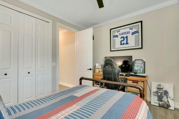 Bedroom, Home Office, Interior, Wood Texture Flooring