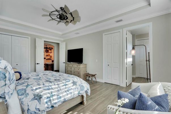 Bedroom, Interior, Wood Texture Flooring