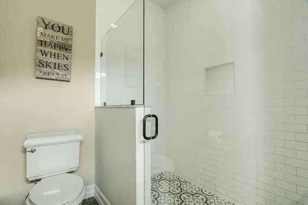 Bathroom, Glass Shower, Interior