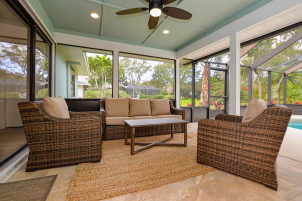 Interior, Living room, Recessed Lighting, Sun Room