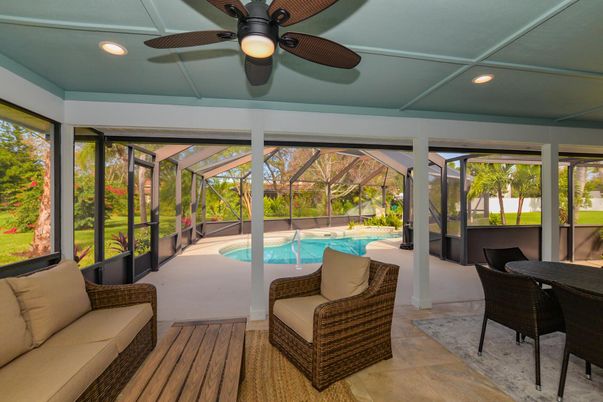 Glass Ceilings, Interior, Pool, Recessed Lighting, Sun Room