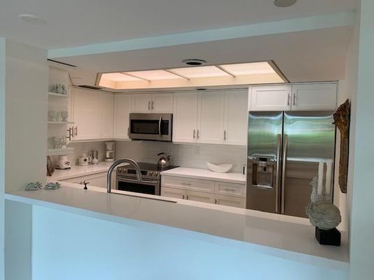 Interior, Kitchen, Recessed Lighting, Stainless Steel Appliances