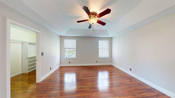 Empty room, Interior, Wood Texture Flooring