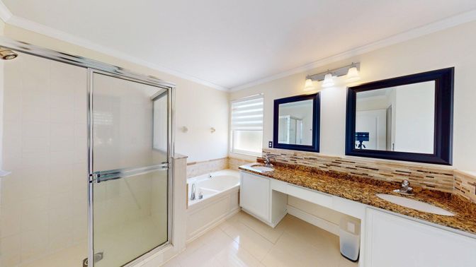 Bathroom, Glass Shower, Interior
