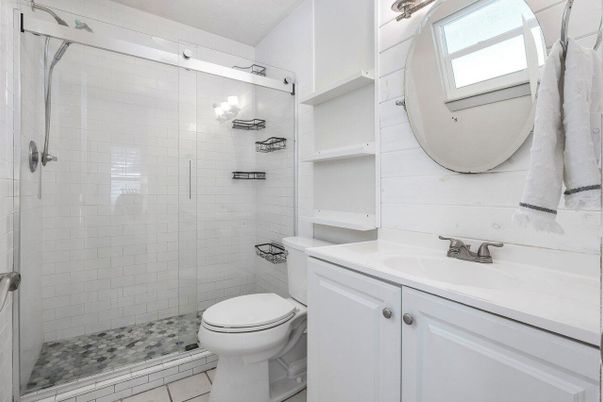 Bathroom, Glass Shower, Interior