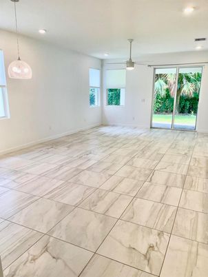 Empty room, Interior, Marble, Recessed Lighting