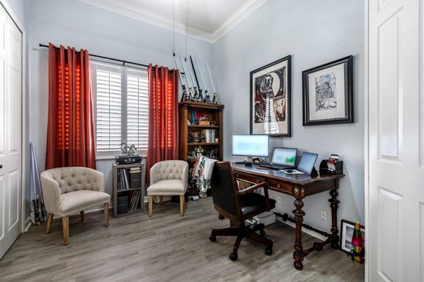 Home Office, Interior, Wood Texture Flooring