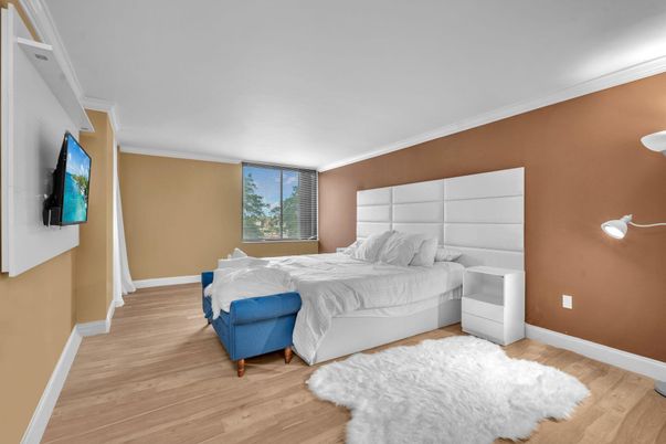 Bedroom, Interior, Wood Texture Flooring