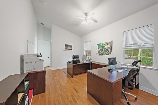 Home Office, Interior, Wood Texture Flooring