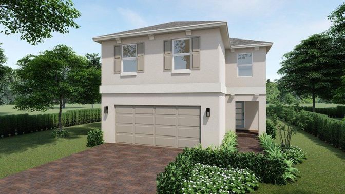 Attached, Exterior, Facade, Modern