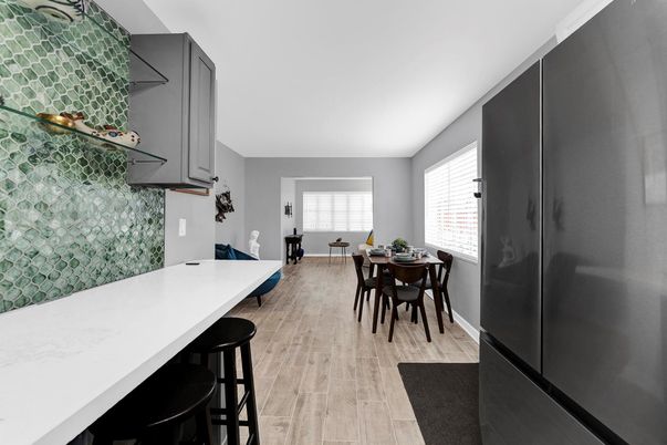 Dining room, Interior, Kitchen, Wood Texture Flooring