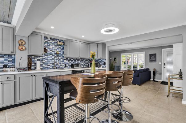 Interior, Kitchen, Living room, Recessed Lighting